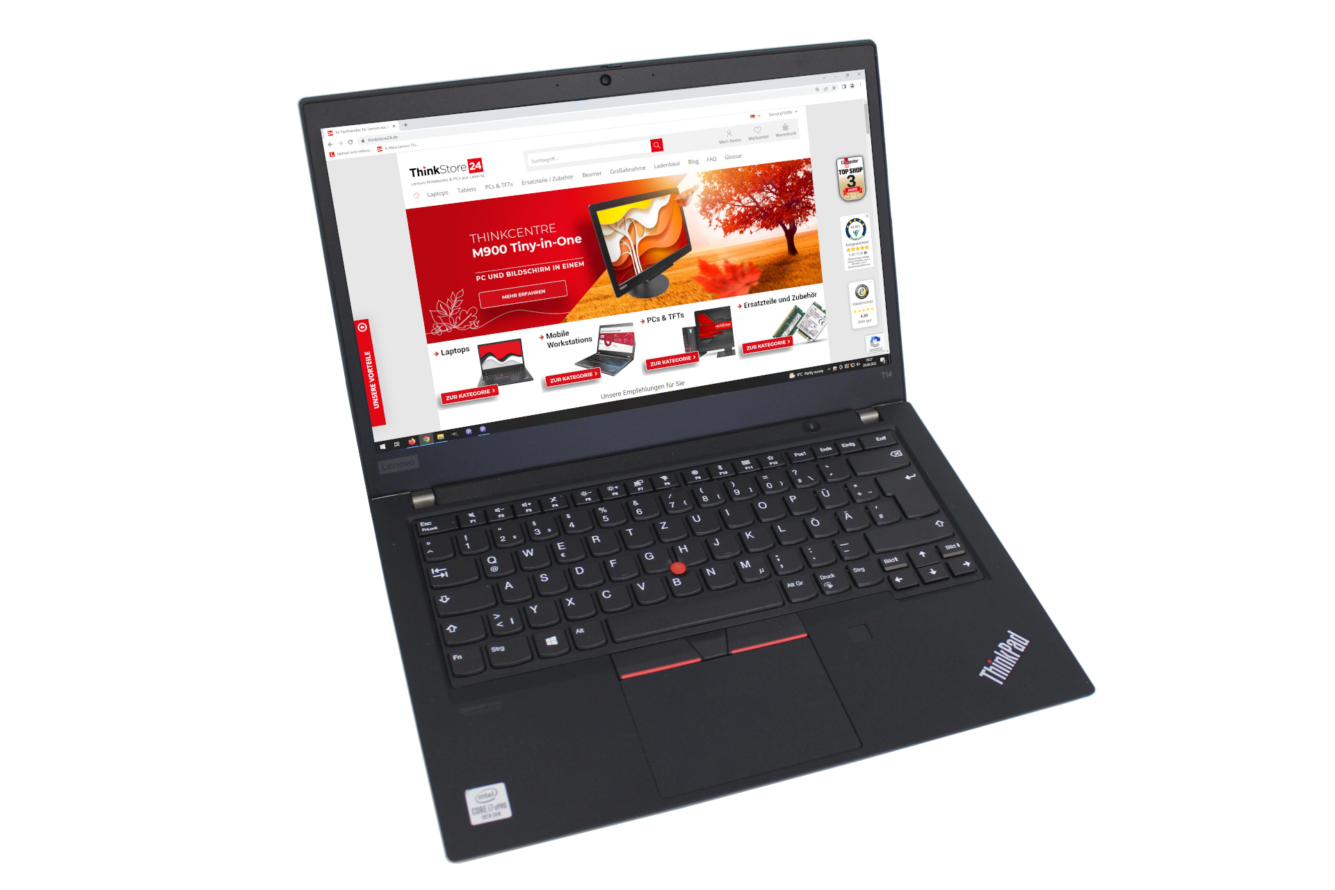 Lenovo ThinkPad T14 G1 - vue 3